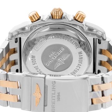 Breitling Chronomat 44 CB0110 Steel & Rose Gold Black dial 44mm Auto