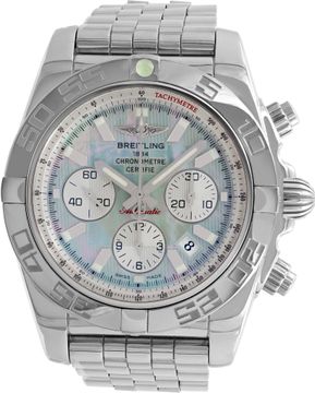 Breitling Chronomat ab0110 Stainless Steel 44mm auto watch