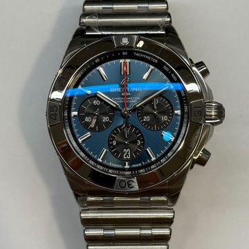 Breitling Chronomat B01 42 AB0134 Steel Blue dial 42mm Auto