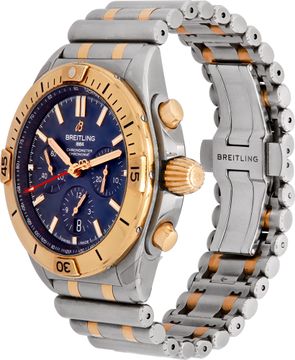 Breitling Chronomat B01 in stainless steel and 18k rose gold