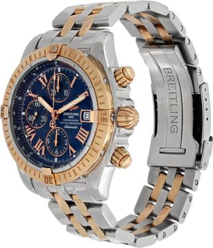 Breitling Chronomat Evolution c13356 Stainless Steel Blue dial 44mm Automatic wa