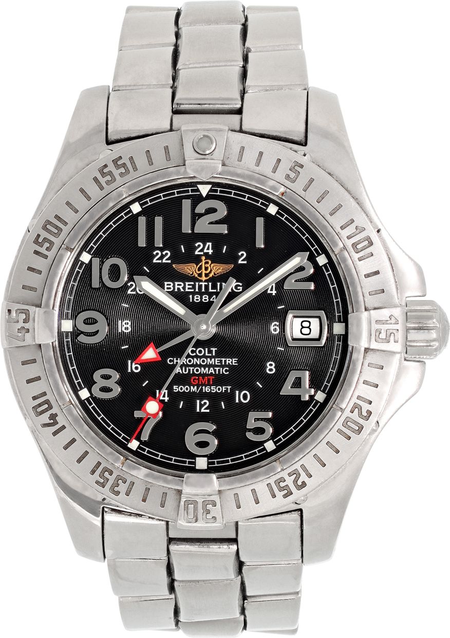 時計 BREITLING Colt GMT. A32350 Used Breitling Colt GMT A32350 Stainless Steel 40mm auto | Gray & Sons
