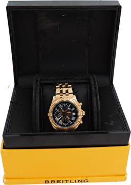 Breitling Crosswind K13055    18k Yellow Gold    Black dial 43mm    Automatic wa