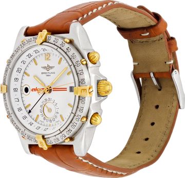 Breitling Duograph B15507 Stainless Steel    White dial 40mm    Automatic watch
