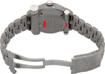 Breitling Emergency in titanium with a matte black dial