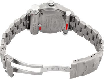 Breitling Emergency in titanium with a matte black dial