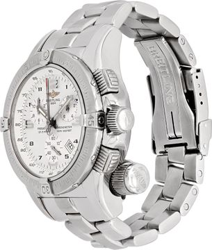 Breitling Emergency Mission in stainless steel white dial