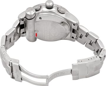 Breitling Emergency Mission in stainless steel white dial