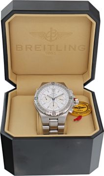 Breitling Hercules in stainless steel with a white dial