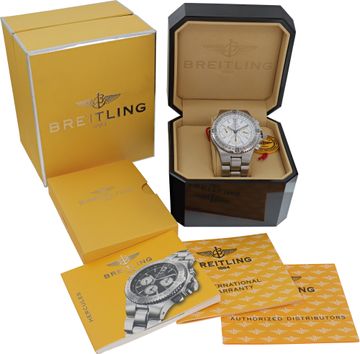 Breitling Hercules in stainless steel with a white dial