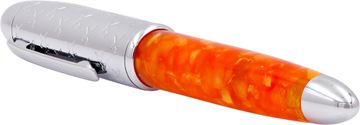 Breitling Marbled Orange Resin Ballpoint Pen
