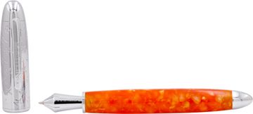 Breitling Marbled Orange Resin Ballpoint Pen