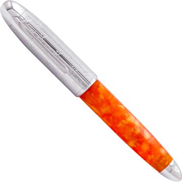 Breitling Marbled Orange Resin Ballpoint Pen Breitling Marbled Orange Resin Ballpoint Pen Pen Collection