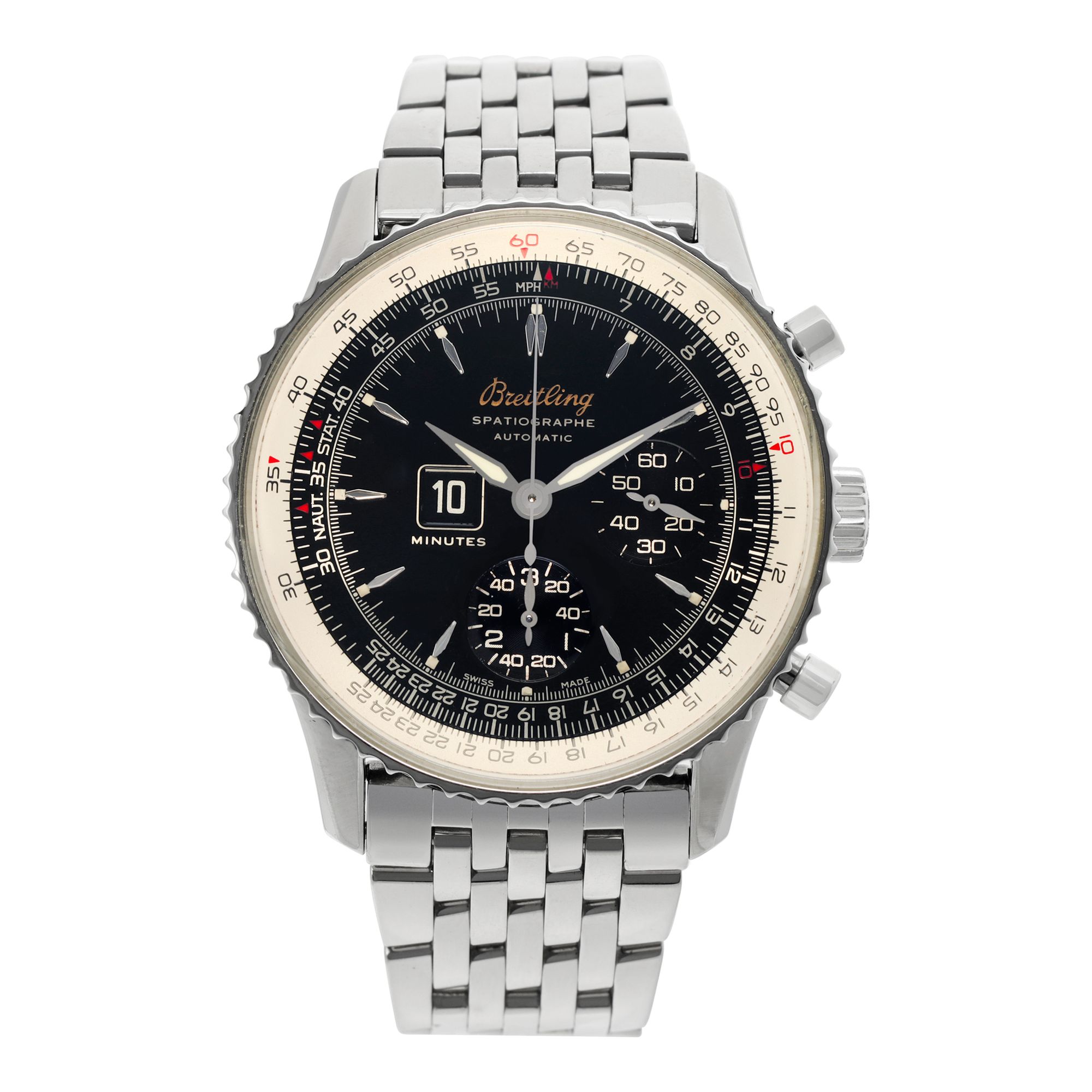 Used Breitling Montbrillant A36030 stainless steel 41mm auto