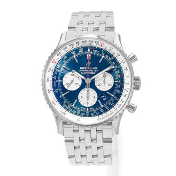 Breitling Navitimer 01 AB0127 Steel Blue dial 46mm Auto