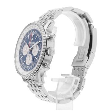 Breitling Navitimer 01 AB0127 Steel Blue dial 46mm Auto