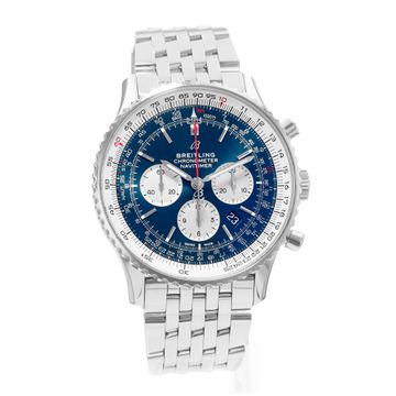 Breitling Navitimer 01 AB0127 Steel Blue dial 46mm Auto