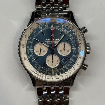 Breitling Navitimer 01 AB0127 Steel Blue dial 46mm Auto