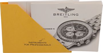 Breitling Navitimer k30022 18k 38mm auto watch
