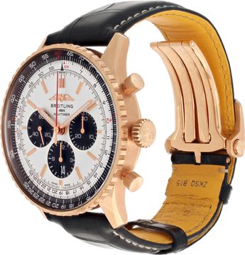 Breitling Navitimer RB0137 18k rose gold Silver dial 46mm    Automatic watch