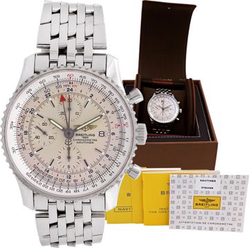 Breitling Navitimer A24322 Stainless Steel 46mm auto watch Breitling Navitimer "Navitimer World" 46mm A24322 Mens Watch Collection