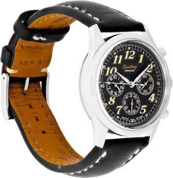 Breitling Premier A40035 Stainless Steel Black dial 36mm Automatic watch