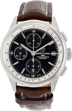 Breitling Premier A13315 Stainless Steel 42mm auto watch