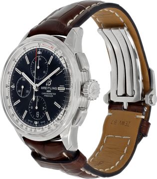Breitling Premier A13315 Stainless Steel 42mm auto watch