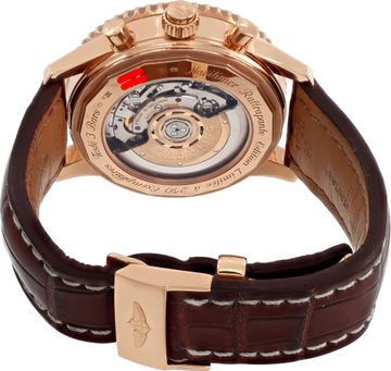 Breitling Rattrapante RB0311/21/Q619 18k rose gold chocolate dial 44mm Automatic