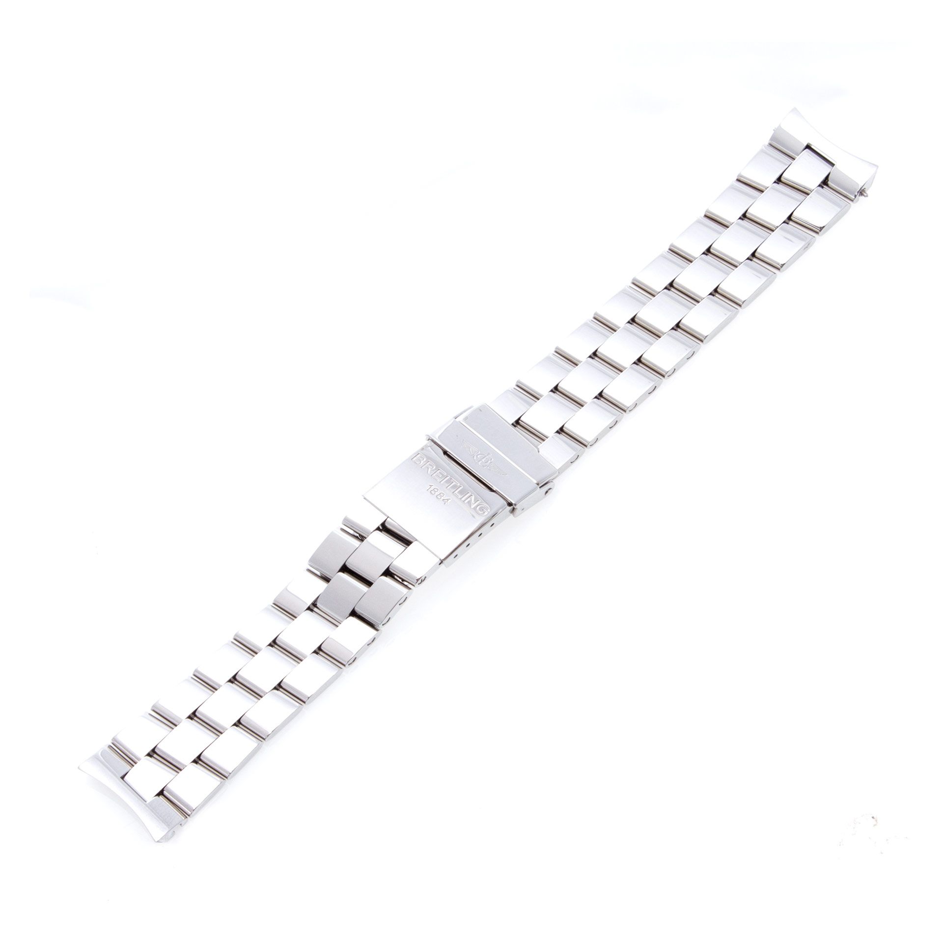 BREITLING ステンレススチール 金属ベルト Breitling stainless steel bracelet (20mm x 18mm) | Gray & Sons