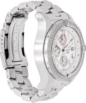 Breitling Super Avenger A13370 Stainless Steel White dial 50mm Automatic watch