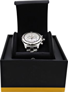 Breitling Super Avenger A13370 Stainless Steel White dial 50mm Automatic watch