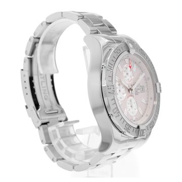 Breitling Super Avenger II A13371 Steel Silver dial 48mm Auto