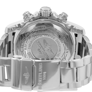 Breitling Super Avenger II A13371 Steel Silver dial 48mm Auto