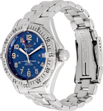 Breitling Super Ocean A17040 Stainless Steel Blue dial 40mm Automatic watch