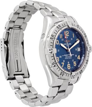 Breitling Super Ocean A17040 Stainless Steel Blue dial 40mm Automatic watch