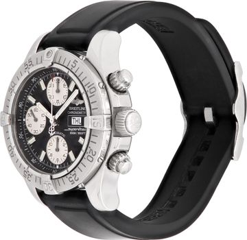 Breitling Super Ocean A13340 Stainless Steel Black dial 42mm Automatic watch