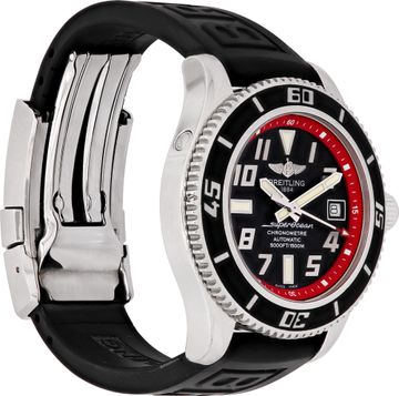 Breitling Superocean in Stainless Steel on a Black Rubber Strap