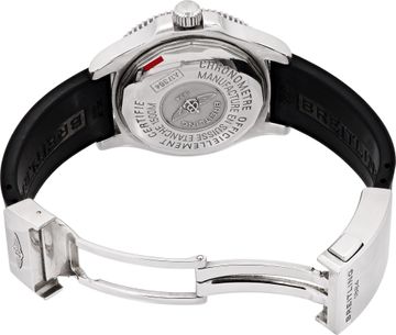Breitling Superocean in Stainless Steel on a Black Rubber Strap