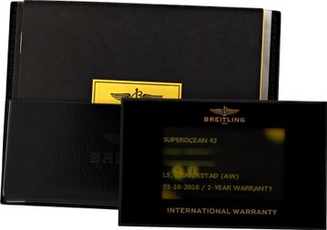 Breitling Superocean in Stainless Steel on a Black Rubber Strap