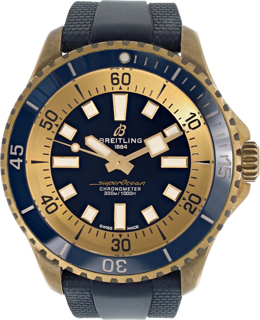 Used Breitling Super Ocean N17376 Bronze 44mm auto watch | Gray & Sons