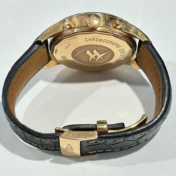 Breitling Transocean Chronograph Unitime RB0510 Rose Gold Black dial 46mm Auto