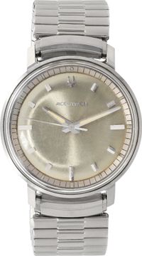 Bulova Accutron xxx Stainless Steel Silver dial 34mm Quartz watch Bulova Accutron 34mm Mens Watch Collection