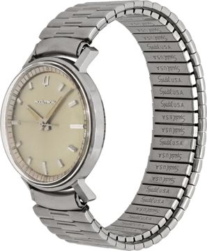 Bulova Accutron xxx Stainless Steel Silver dial 34mm Quartz watch