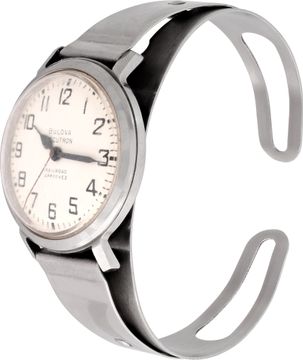 Bulova Accutron  Stainless Steel  White dial mm  Tuning Fork watch