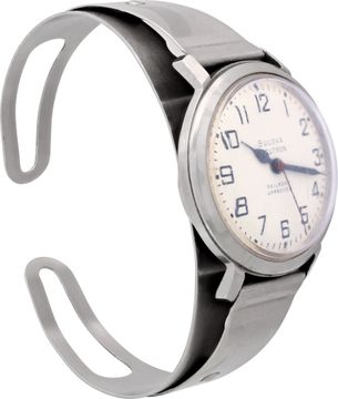 Bulova Accutron  Stainless Steel  White dial mm  Tuning Fork watch