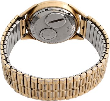 Bulova Accutron Gold Fill & Stainless Steel  White dial 35mm Tuning Fork