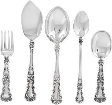 BUTTERCUP Sterling silver flatware set patented in 1899 by GORHAM.