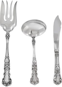BUTTERCUP Sterling silver flatware set patented in 1899 by GORHAM.