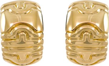 Bvlgari 18k yellow gold earrings